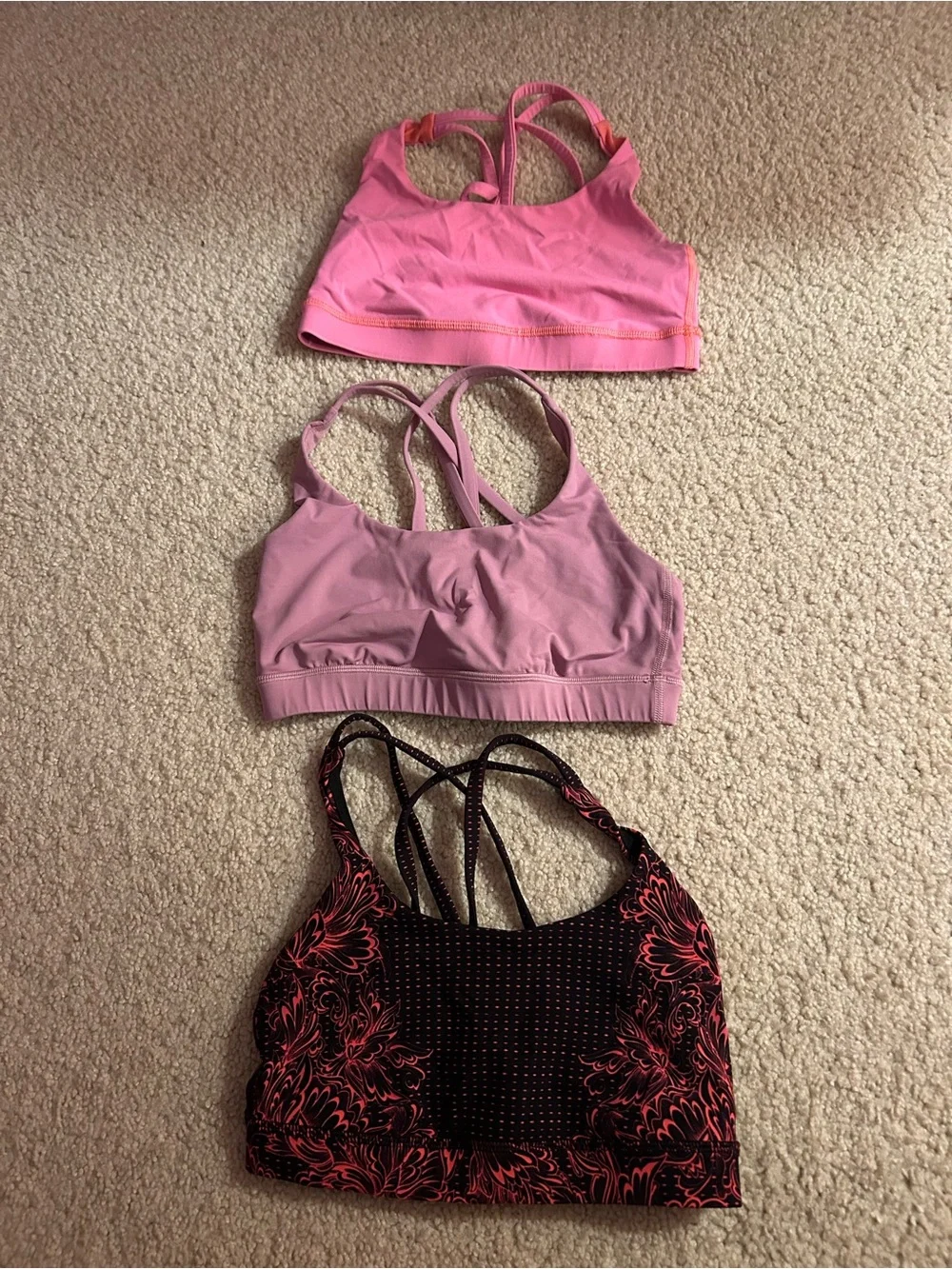 Women’s Lululemon Energy Bra 3-Pack B-D